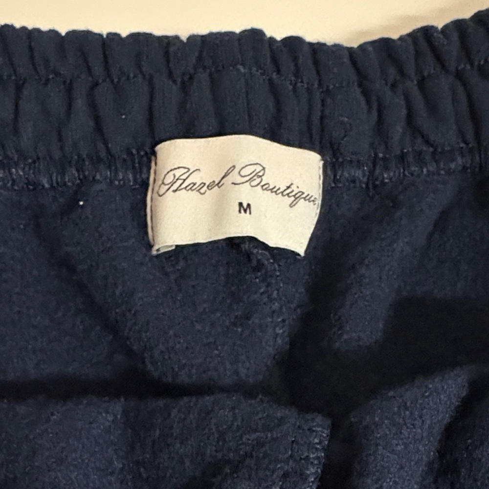 Hazel botique Navy Sweatpants - Picture 2 of 7